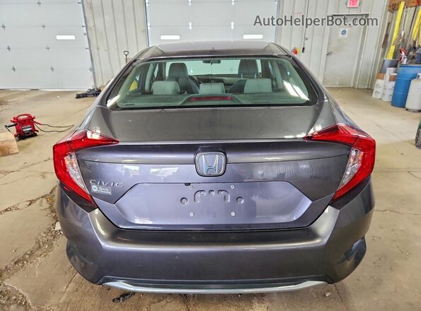 19XFC2F62LE021372 2020 HONDA CIVIC Gray Rear view