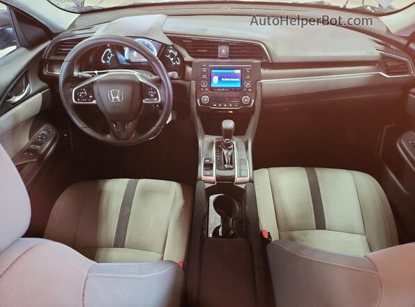 19XFC2F62LE021372 2020 HONDA CIVIC Gray Dashboard view
