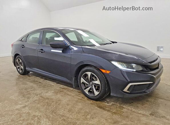 19XFC2F63KE002263 2019 HONDA CIVIC Charcoal წინა მარჯვენა