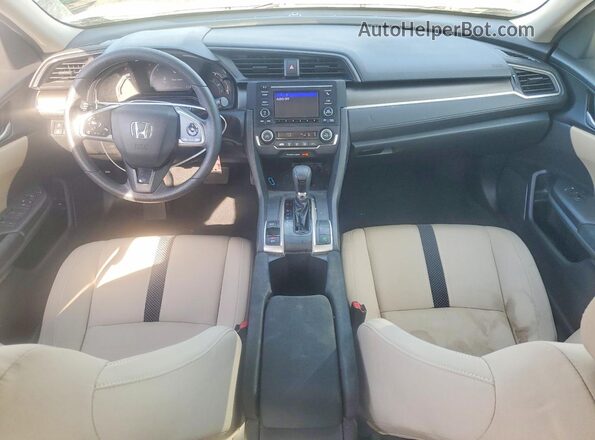 19XFC2F66KE207236 2019 HONDA CIVIC White Dashboard view