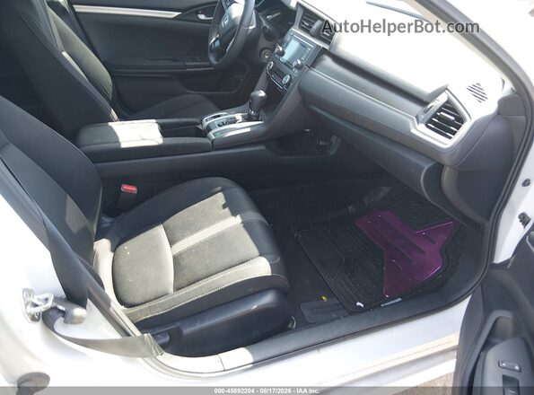 19XFC2F68KE005465 2019 HONDA CIVIC White წინა სალონის ხედი
