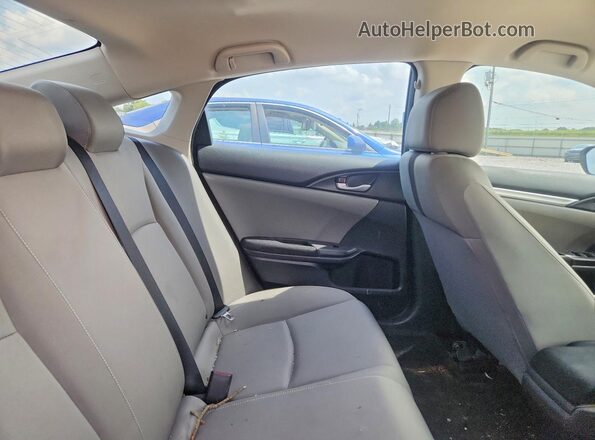 19XFC2F68KE020645 2019 HONDA CIVIC Gray Rear seats view