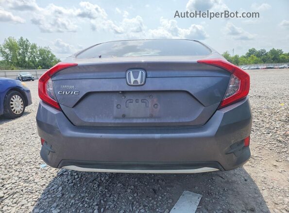 19XFC2F68KE020645 2019 HONDA CIVIC Gray Rear view