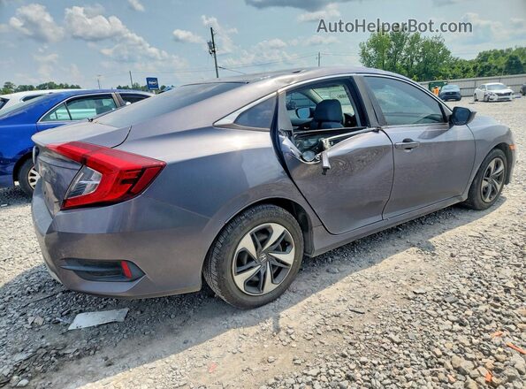 19XFC2F68KE020645 2019 HONDA CIVIC Gray Rear right