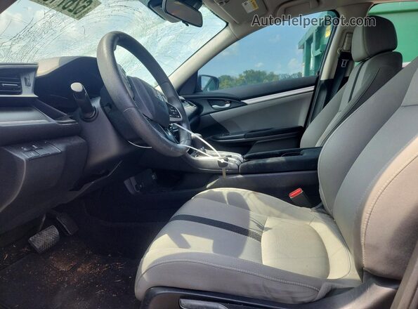 19XFC2F68KE020645 2019 HONDA CIVIC Gray Front interior view
