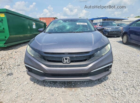 19XFC2F68KE020645 2019 HONDA CIVIC Gray Front view
