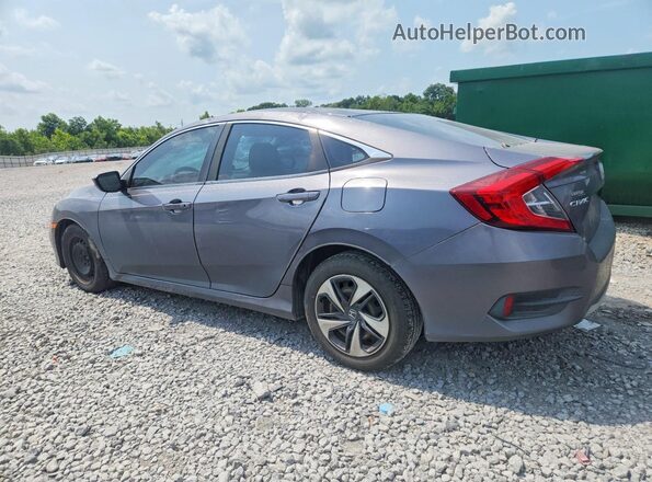 19XFC2F68KE020645 2019 HONDA CIVIC Gray Rear left