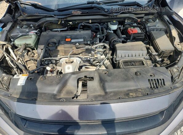 19XFC2F68KE020645 2019 HONDA CIVIC Gray Rear interior view
