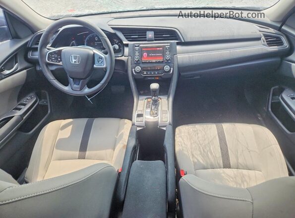 19XFC2F68KE020645 2019 HONDA CIVIC Gray Dashboard view