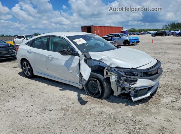 19XFC2F68KE036988 2019 HONDA CIVIC White Передня права чверть