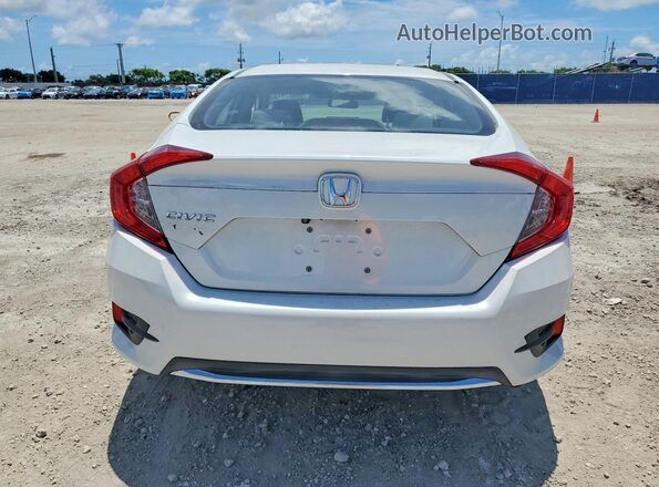 19XFC2F68KE036988 2019 HONDA CIVIC White Вид ззаду
