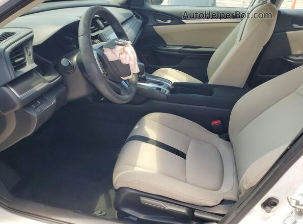 19XFC2F68KE036988 2019 HONDA CIVIC White Вид салону спереду