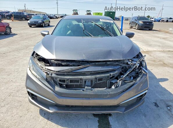 19XFC2F69KE010982 2019 HONDA CIVIC Серый Вид спереди