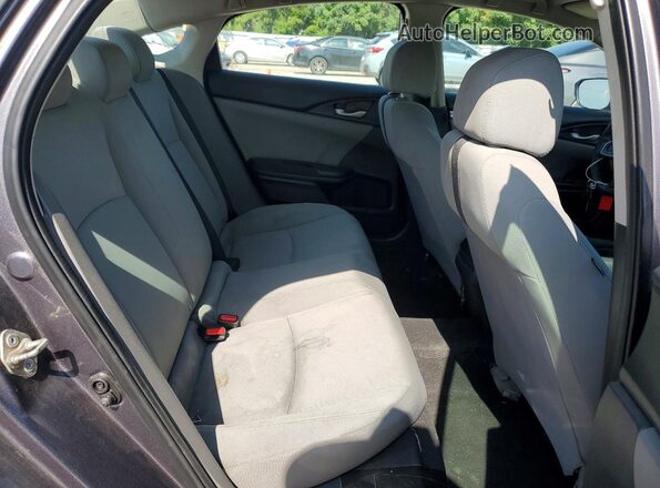 19XFC2F69KE010982 2019 HONDA CIVIC Серый Вид задних сидений