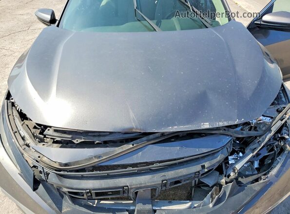 19XFC2F69KE010982 2019 HONDA CIVIC Серый Вид задней части салона
