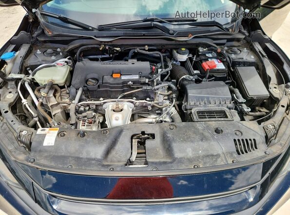 19XFC2F69KE026535 2019 HONDA CIVIC Black უკანა სალონის ხედი