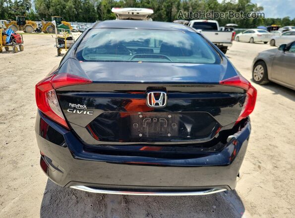19XFC2F69KE026535 2019 HONDA CIVIC Black უკანა ხედი