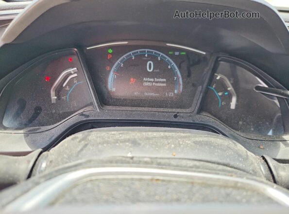 19XFC2F69KE026535 2019 HONDA CIVIC Black ხელსაწყოთა პანელის ხედი