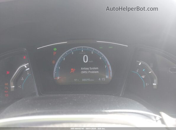 19XFC2F6XKE017455 2019 HONDA CIVIC Blue Հետևի նստատեղերի տեսք