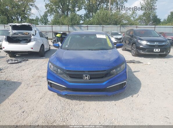 19XFC2F6XKE017455 2019 HONDA CIVIC Blue Սալոնի հետևի տեսք