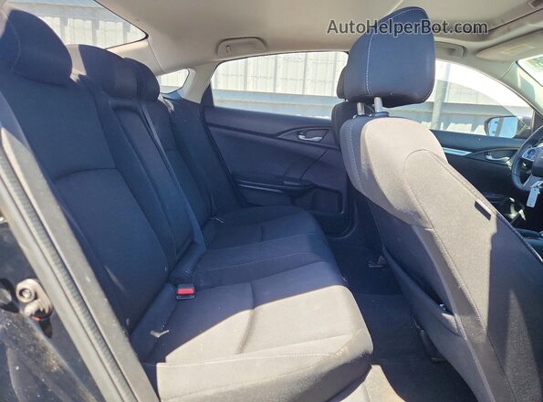 19XFC2F70GE209810 2016 HONDA CIVIC Black Widok tylnych siedzeń