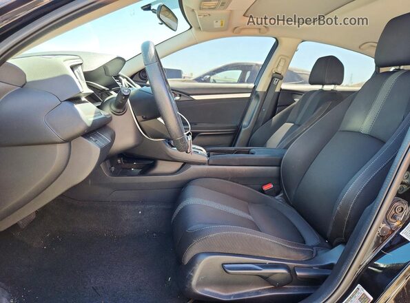 19XFC2F70GE209810 2016 HONDA CIVIC Black Widok wnętrza z przodu