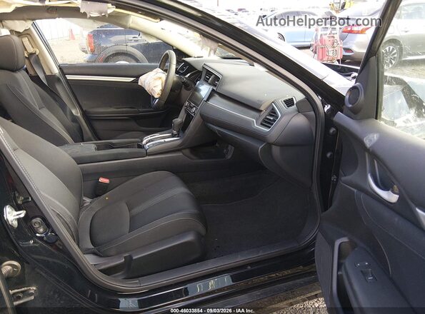 19XFC2F71GE200839 2016 HONDA CIVIC Black წინა სალონის ხედი
