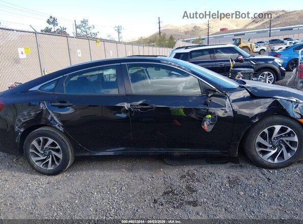 19XFC2F71GE200839 2016 HONDA CIVIC Black უკანა სალონის ხედი