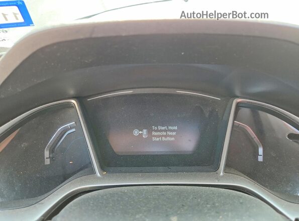 19XFC2F72HE006581 2017 HONDA CIVIC Gray Instrument cluster view