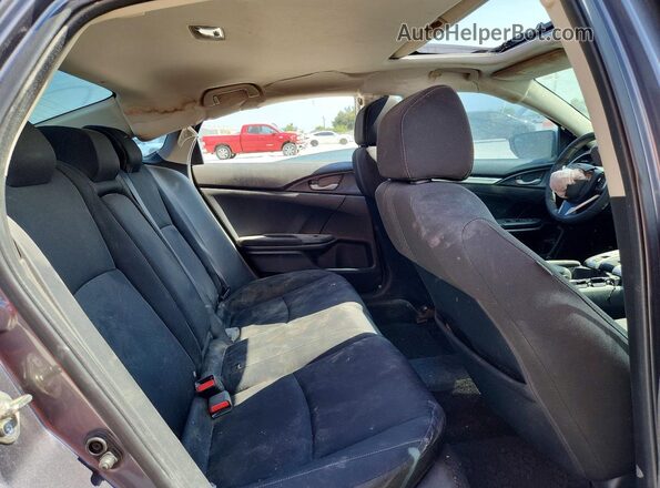 19XFC2F72HE006581 2017 HONDA CIVIC Gray Rear seats view