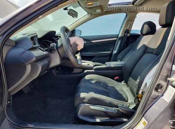 19XFC2F72HE006581 2017 HONDA CIVIC Gray Front interior view