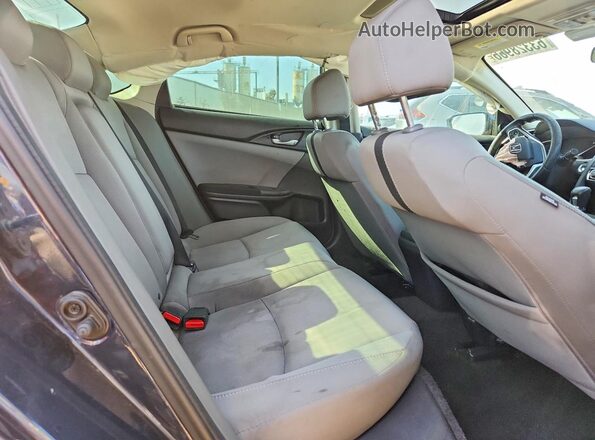 19XFC2F74GE028774 2016 HONDA CIVIC Blue Rear seats view