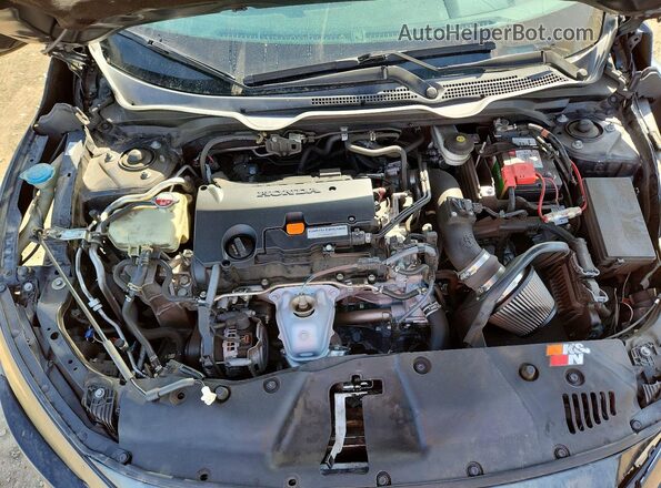 19XFC2F74GE028774 2016 HONDA CIVIC Blue Rear interior view