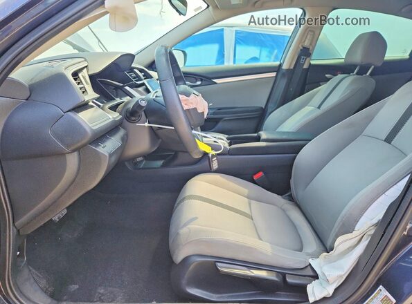 19XFC2F74GE028774 2016 HONDA CIVIC Blue Front interior view