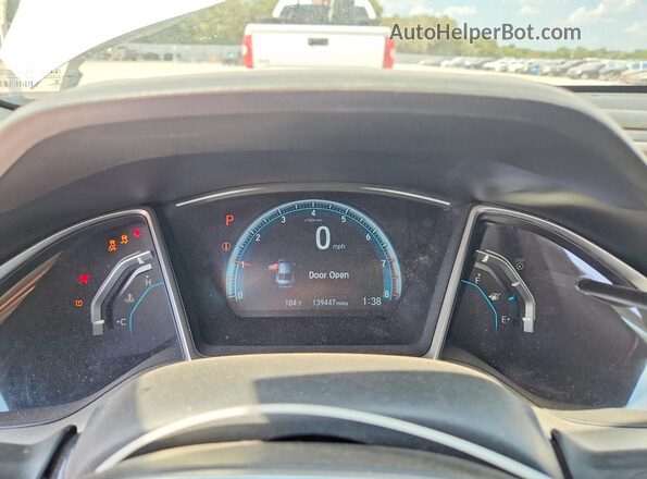 19XFC2F74GE084424 2016 HONDA CIVIC White Вид щитка приладів