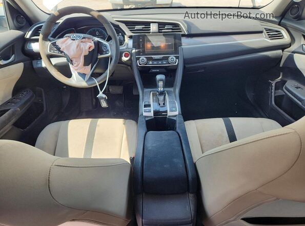 19XFC2F74GE084424 2016 HONDA CIVIC White Вид панелі приладів