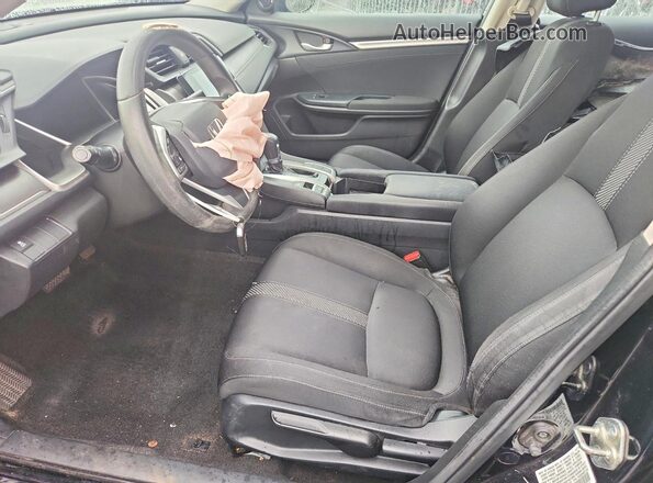 19XFC2F75HE205012 2017 HONDA CIVIC Черный Вид салона спереди
