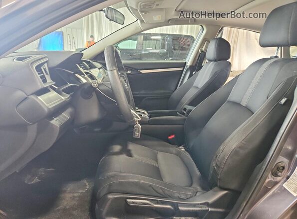 19XFC2F75JE207381 2018 HONDA CIVIC Серый Вид салона спереди