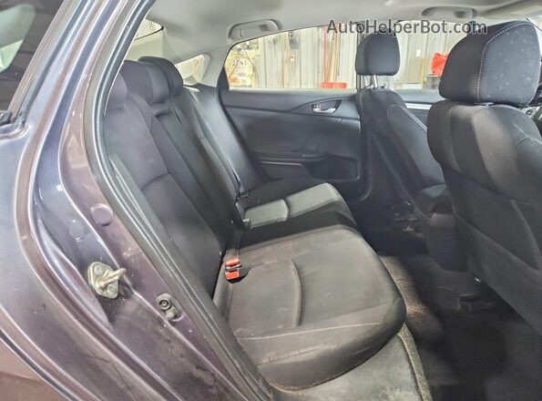 19XFC2F75JE207381 2018 HONDA CIVIC Серый Вид задних сидений
