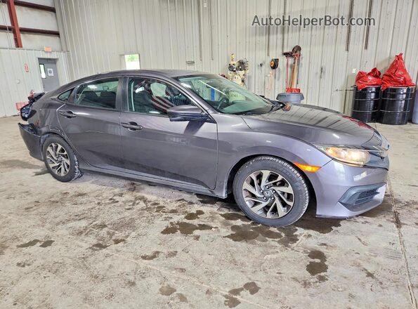 19XFC2F75JE207381 2018 HONDA CIVIC Серый Передняя правая четверть