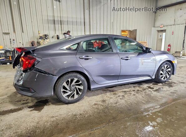 19XFC2F75JE207381 2018 HONDA CIVIC Серый Задняя правая четверть