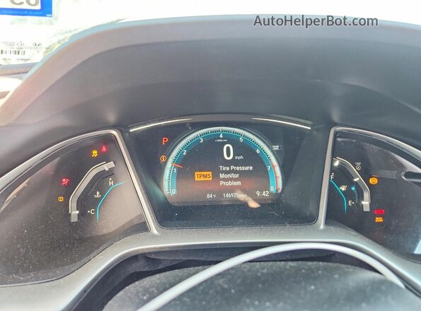 19XFC2F76JE012101 2018 HONDA CIVIC Blue Սարքավորումների վահանակի տեսք