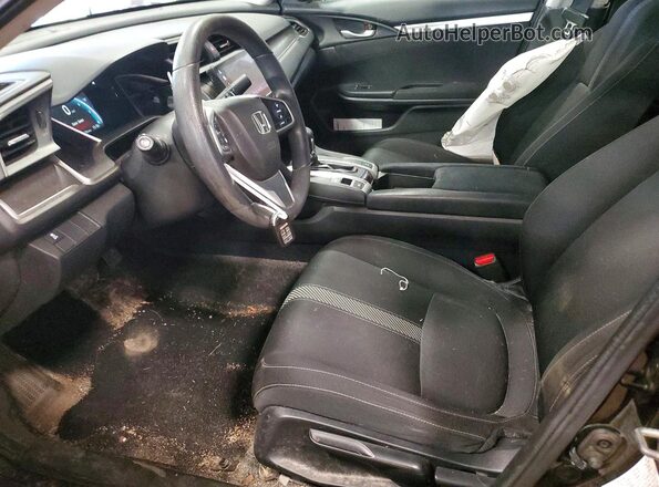 19XFC2F77HE221437 2017 HONDA CIVIC Black Vista interior delantera