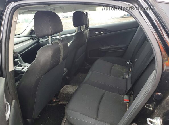 19XFC2F77HE221437 2017 HONDA CIVIC Black Vista de los asientos traseros