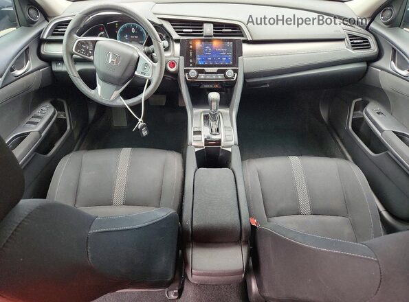 19XFC2F77JE027299 2018 HONDA CIVIC Угольный Вид панели приборов