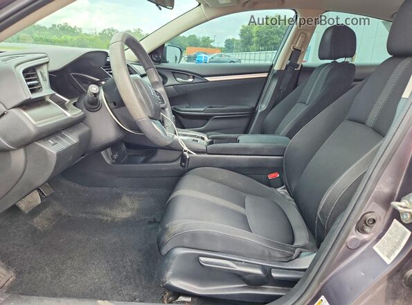 19XFC2F77JE027299 2018 HONDA CIVIC Угольный Вид салона спереди