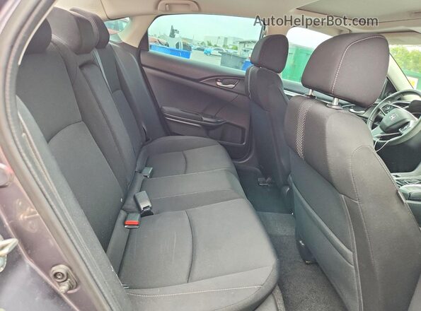 19XFC2F77JE027299 2018 HONDA CIVIC Угольный Вид задних сидений