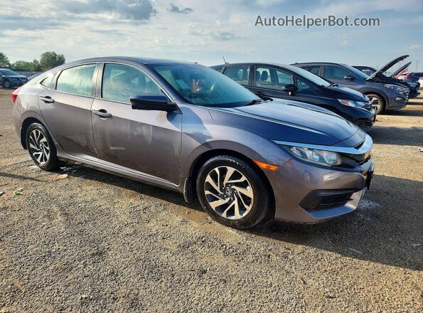 19XFC2F77JE033443 2018 HONDA CIVIC Gray Front right