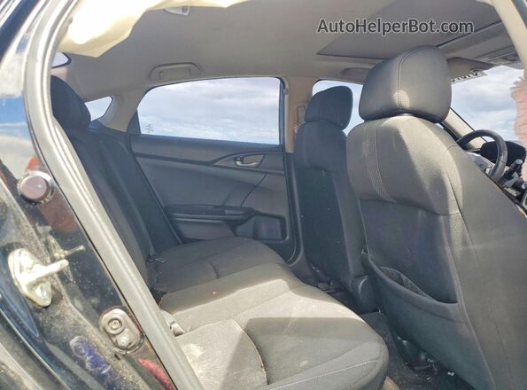19XFC2F78GE229884 2016 HONDA CIVIC Black Вид задніх сидінь