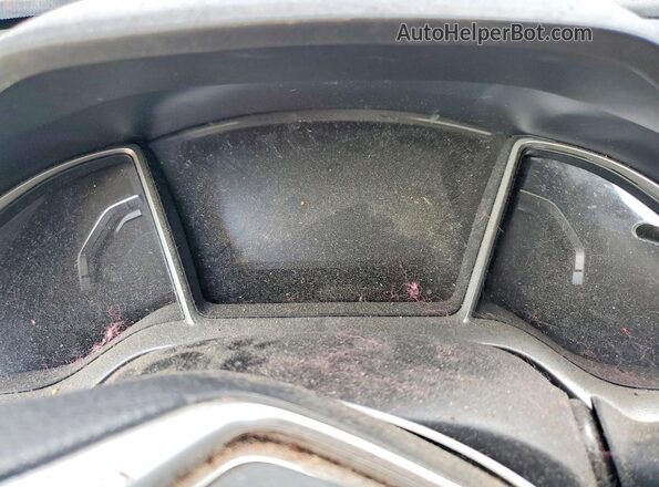 19XFC2F78GE229884 2016 HONDA CIVIC Black Вид щитка приладів
